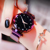 Women Starry Sky Watch Luxury Magnetic Buckle Mesh Band Quartz Wristwatch Female Rose Gold Diamond Watches zegarek damsk