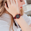 Women Starry Sky Watch Luxury Magnetic Buckle Mesh Band Quartz Wristwatch Female Rose Gold Diamond Watches zegarek damsk