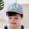 New Cute Dinosaur Pattern Children's Hats Flat Cartoon Kids Baseball Cap Fashion Spring Baby Adjustable Cotton Cap Baby Soft Hat