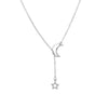 Ahmed Simple Star & Moon Pendant Necklace For Women New Bijoux Maxi Statement Necklaces Collier Fashion Jewelry