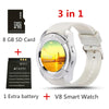 V8 SmartWatch Bluetooth Smartwatch Touch Screen Wrist Watch with Camera/SIM Card Slot, Waterproof Smart Watch DZ09 X6 VS M2 A1