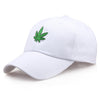 2019 New Fashion Embroidery Maple Leaf White Cap Cotton Swag Snapback Hats For Men Women Hip Hop Fitted Baseball Caps