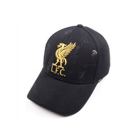 Unisex 2019 Madrid Liverpool FC Sun Cool Hat Gold Embroidery Adjustable Baseball Caps