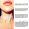 Women Full Shining Crystal Rhinestone Choker Necklace Wedding Jewelry Chic Trendy