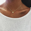 New fashion trendy jewelry copper choker multi layer necklace gift for women Boho Layering sex Chokers chain necklace A60