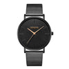 Simple Women Men Watches Top Brand Luxury Stainless Steel Mesh Quartz Wristwatches Fashion Clock ladies Watch Montre Femme 2018