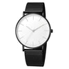 Montre Femme Modern Fashion Reloj Mujer Black Quartz Watch Women Mesh Stainless Steel Bracelet Casual Wrist Watch for Woman