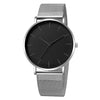 Montre Femme Modern Fashion Reloj Mujer Black Quartz Watch Women Mesh Stainless Steel Bracelet Casual Wrist Watch for Woman