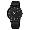 Montre Femme Modern Fashion Reloj Mujer Black Quartz Watch Women Mesh Stainless Steel Bracelet Casual Wrist Watch for Woman