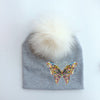 winter fashion animal butterfly unicorn toddlers infant bonnet baby hat for boys and girls travel hat cap for baby children